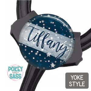 Personalized Stars Stethoscope Tag, Starry Night, Nurse Stethoscope Tag, ID Tag, Stethoscope Name Tag, Nurse Gift, Doctor Gift
