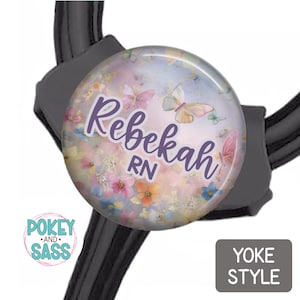 Personalized Butterfly Stethoscope Tag, Nurse Stethoscope Tag, Butterflies Steth Tag, ID Tag, Stethoscope Name Tag, Nurse Gift, Doctor Gift