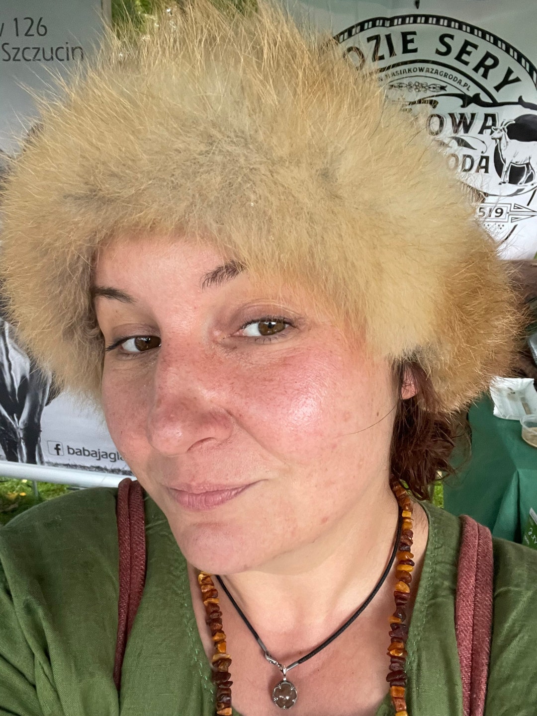 Medieval Hat Reconstruction With Fur Trimming Early Medieval Etsy