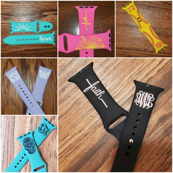 Custom Engraved Apple Watch Bands Etsy
