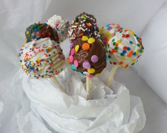Birthday Cake Pops - Etsy