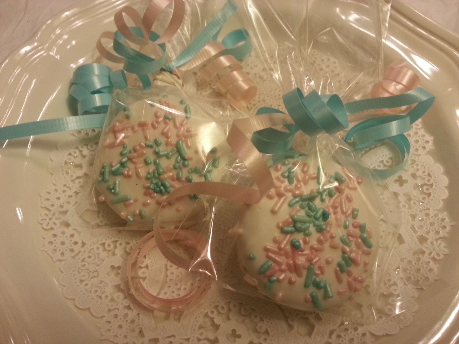 Baby Shower Chocolate Covered Oreo Cookie Favors Shower Favors Etsy