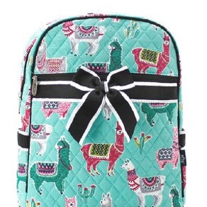 Monogramme/personnalisé piqué Lama sac à dos/cartable, sac enfant, sac à langer, cartable maternelle