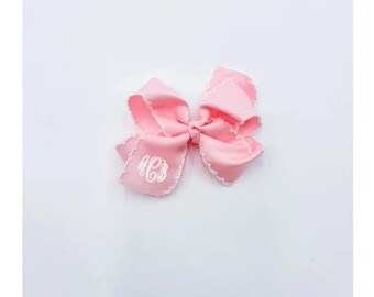 Monogrammed/Personalized 5" Hair Bows/ Cheer Bows