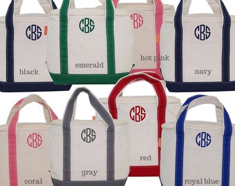 Kleine monogrammierte Kühltasche, Lunchbag, Kinder-Lunchtasche, Lunch Cooler, Canvas Tasche, Strandkühltasche