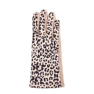 Monogrammed/Personalized Leopard Print Gloves, Women's Gloves, Women's Gift, Touchscreen gloves
