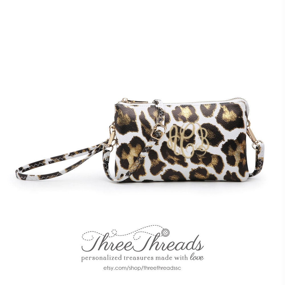 Céline Pre-Owned Small Trio Leopard Print Crossbody Bag - Farfetch