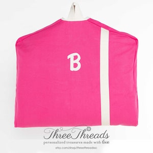 Monogrammed Hot Pink Kleidersack, Mädchen-Kleidersack, Damen-Kleidersack, Reisetasche