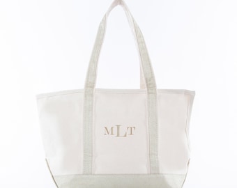 Monogrammed Navy Canvas Pet Carrier, Dog Carrier, Cat