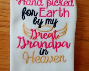 Handpicked for Earth Onesie, Memorial Baby Shirt