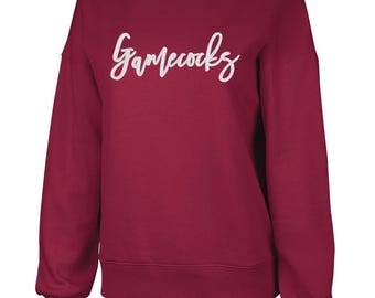 Custom Maroon Mockneck Sweatshirt