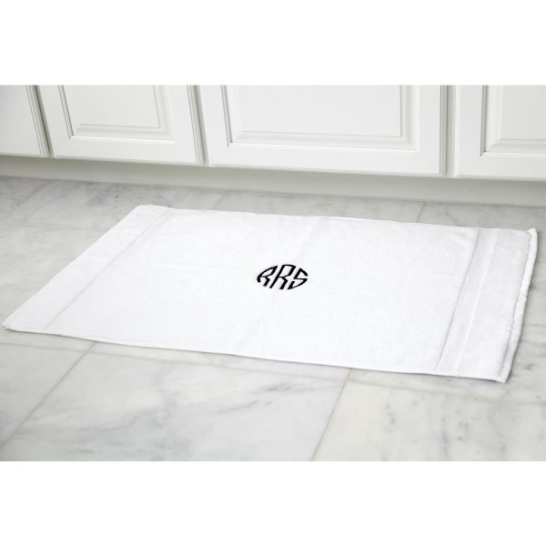 Monogrammed Bath Mat, Bath Mat, Personalized Bath Mat, College Gift, Wedding Gift