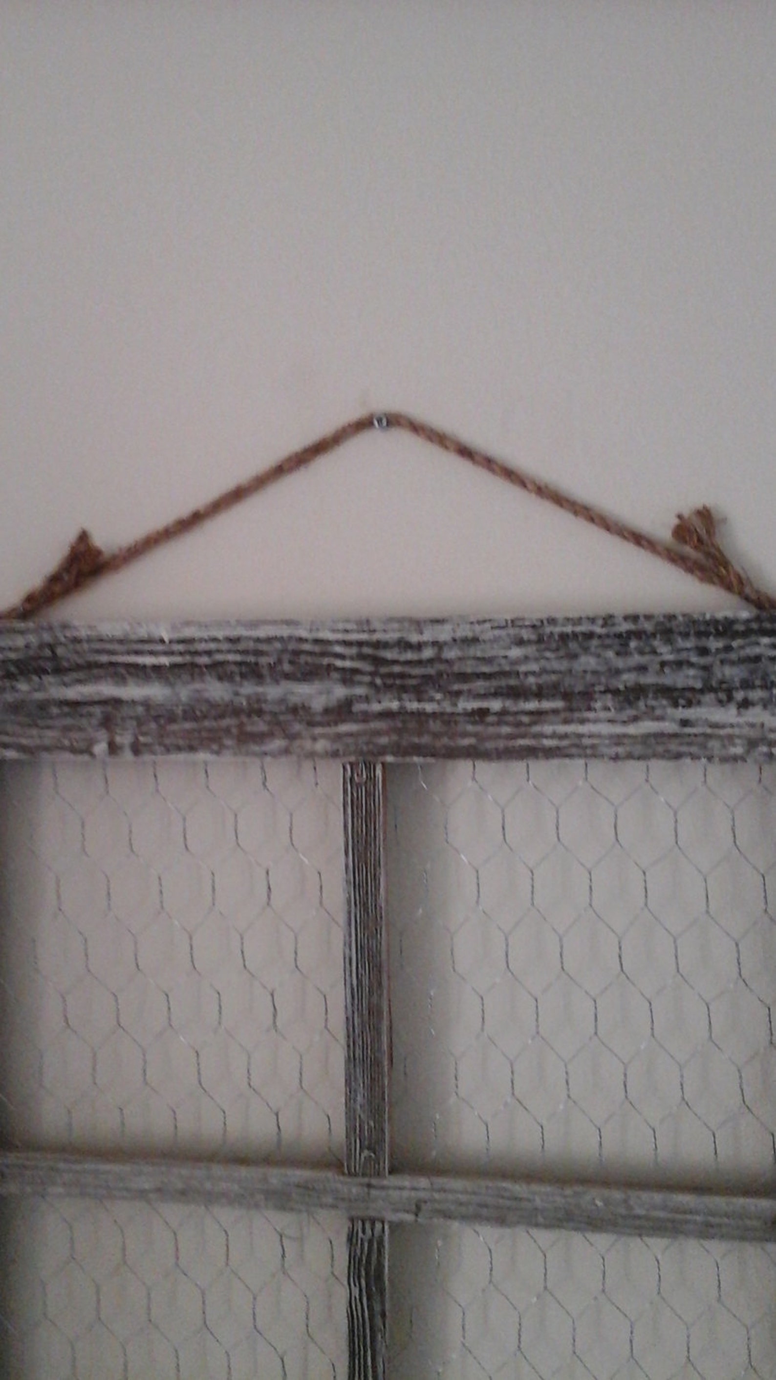 Handmade 6 Panel Window Frame Chicken Wire Etsy