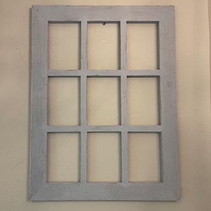 Country 9 pane window