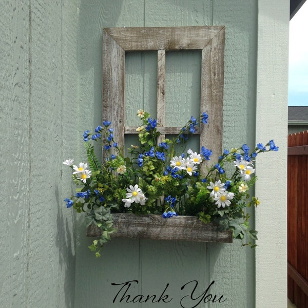 Vintage farm style window box