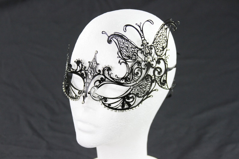 Gorgeous Butterfly Half Adult Mask Venetian Glitter Masquerade Costume Accessory