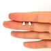 sterling silver Heart design Earrings Post Earrings Tiny Heart Earrings Stud Earrings E04