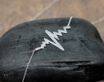 ekg heartbeat necklace ekg heartbeat necklace