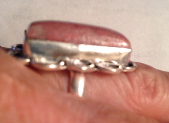 Rhodonite Rings / Sterling Silver Rings Rings Size 7 (Item#ER521) View 5