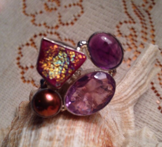 Amethyst Rings / Druzy Rings / Multistone Rings /