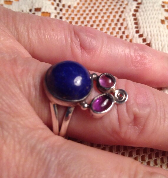 Multistone Rings / Lapis Rings / Amethyst Rings /… - image 3