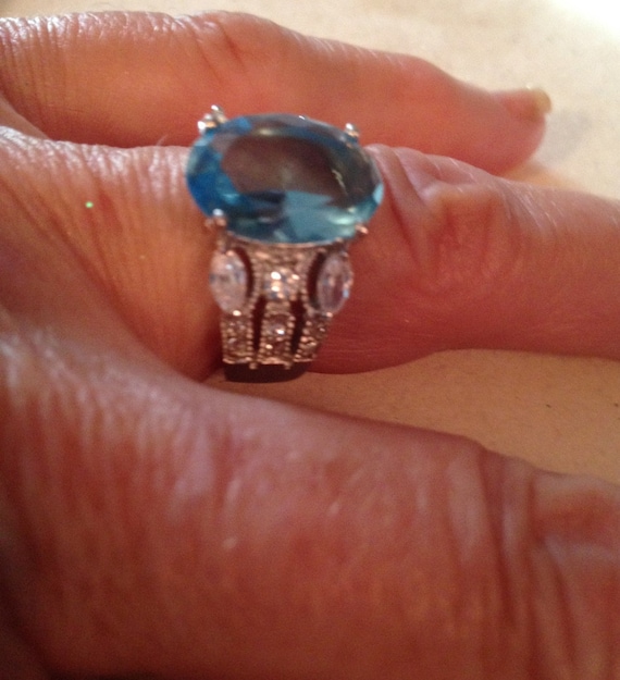 Multistone Rings / Vintage Rings / Sterling Silver