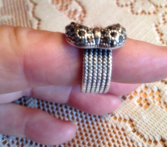 Belt Buckle Rings / Sterling Silver Rings / Vinta… - image 3