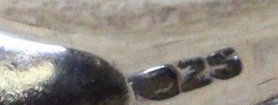 Black Onyx Rings / Mother Of Pearl Rings / Vintag… - image 3