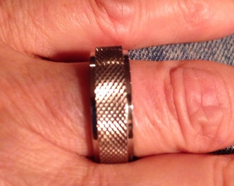 Wedding Rings / Wedding Bands / Mens Rings / Stainless Steel Rings (Item#ER523)