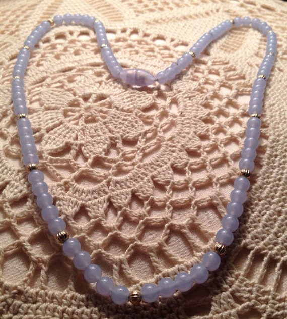 Vintage Necklaces / Avon Necklaces / Blue Quartz N