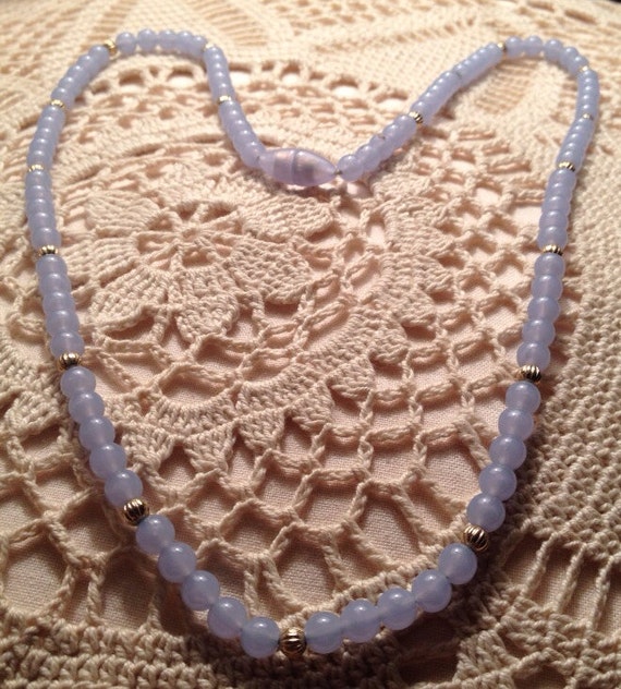 Vintage Avon Necklaces / Avon Necklaces / Blue Qu… - image 1