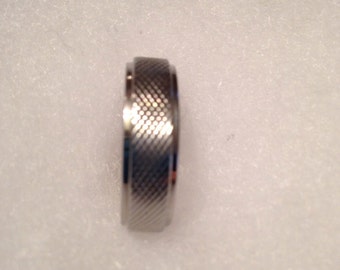 Wedding Rings / Stainless Steel Rings / Vintage Wedding Rings / Rings Size 9 / Mens Rings  (Item#ER326)