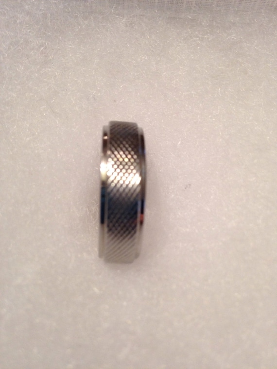 Wedding Rings / Stainless Steel Rings / Vintage Wedding Rings / Rings Size 9 / Mens Rings (Item#ER326)