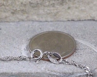 Vintage Sterling Silver Chains / Silver Necklaces / Chains / Vintage Chains / 17"Necklaces (Item#EC494)