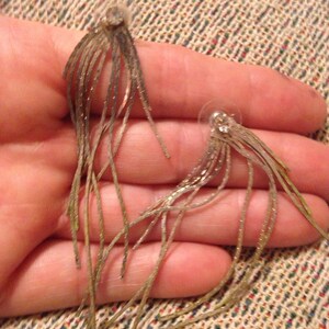 Vintage Earrings / Dangle Earrings / Silver Earrings  (Item#EE377)
