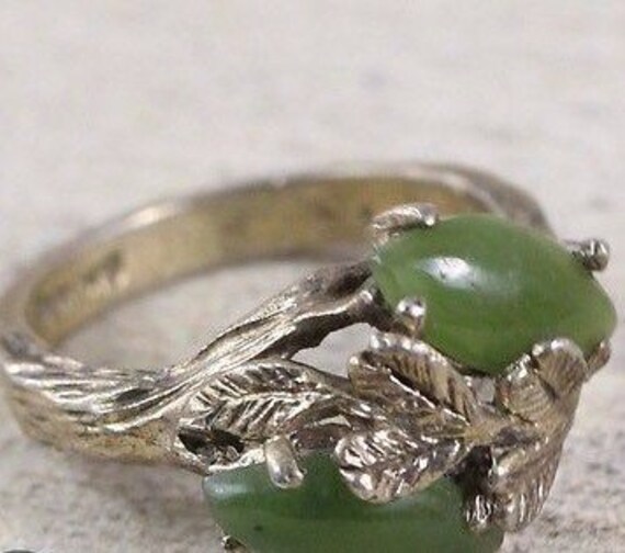 Aventurine Rings / Stone Rings / Vintage Rings / R