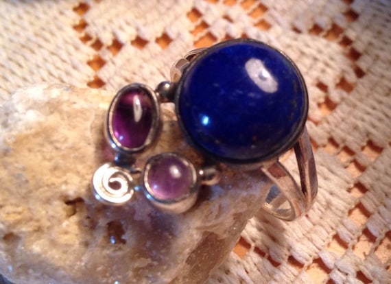 Multistone Rings / Lapis Rings / Amethyst Rings /