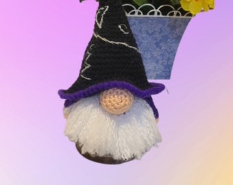 Crochet Wizard Gnome, Gnome table decoration