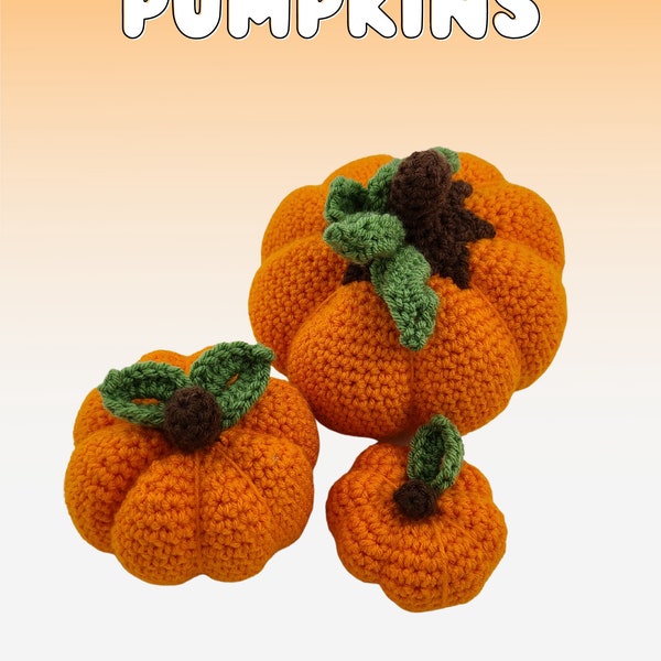 Handmade Crocheted Pumpkins