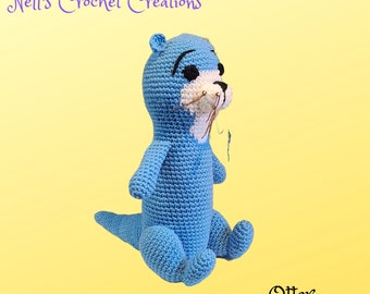Crochet River Otter, Amigurumi Otter, Handmade Otter Plushie