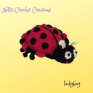 Amigurumi Ladybug, Handmade Crocheted Ladybug