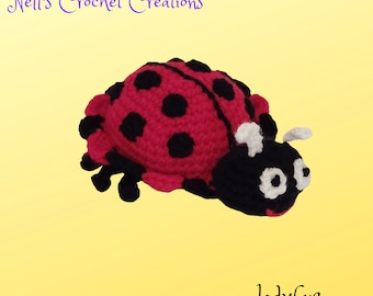 Amigurumi Ladybug, Handmade Crocheted Ladybug