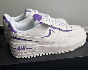 Purple Custom Air Force 1's Shadow (AF1s)