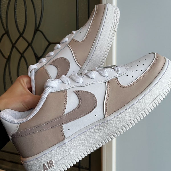 Mocha Brown Custom Air Force 1's (AF1s)