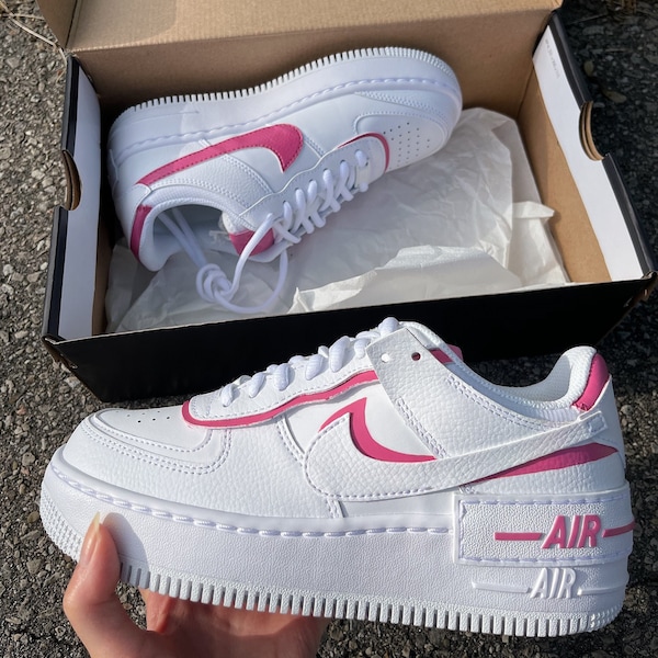 Fuchsia Custom Air Force 1 Shadow (AF1s)