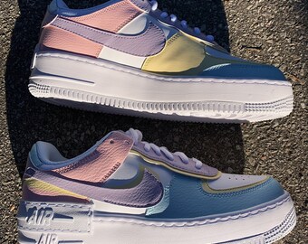 nike air force 1 shadow pastel blue purple