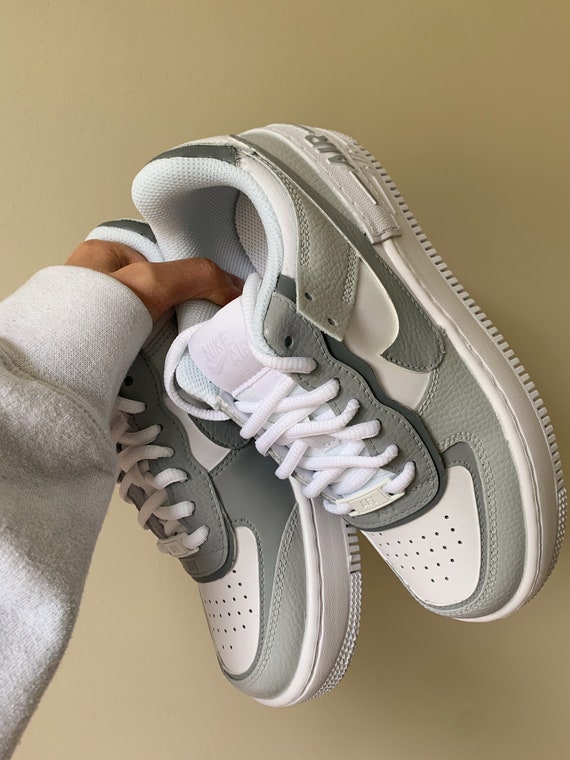 Nike air force 1 shadow grey animal trainers hotsell