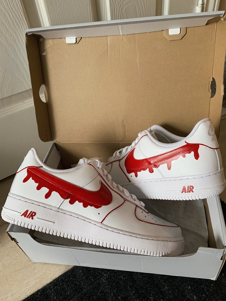 air force 1 drip swoosh