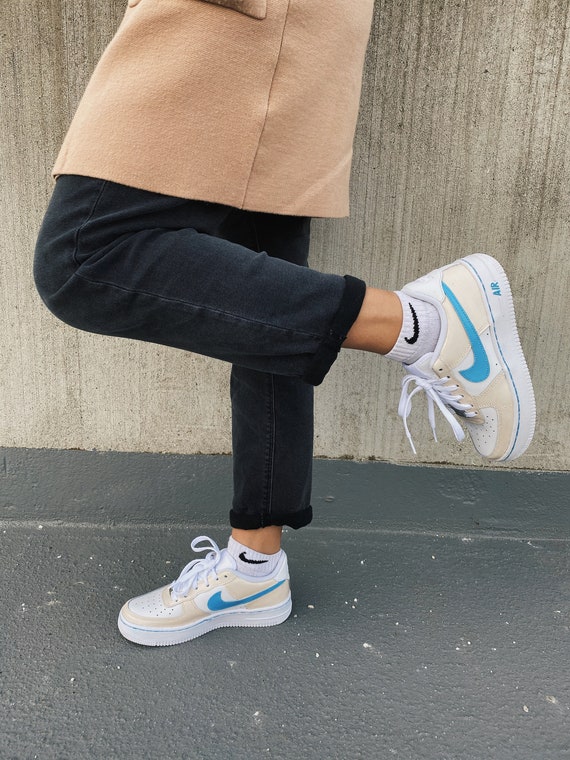 Nike Air Force 1 Shadow NSB78 Azul y naranja