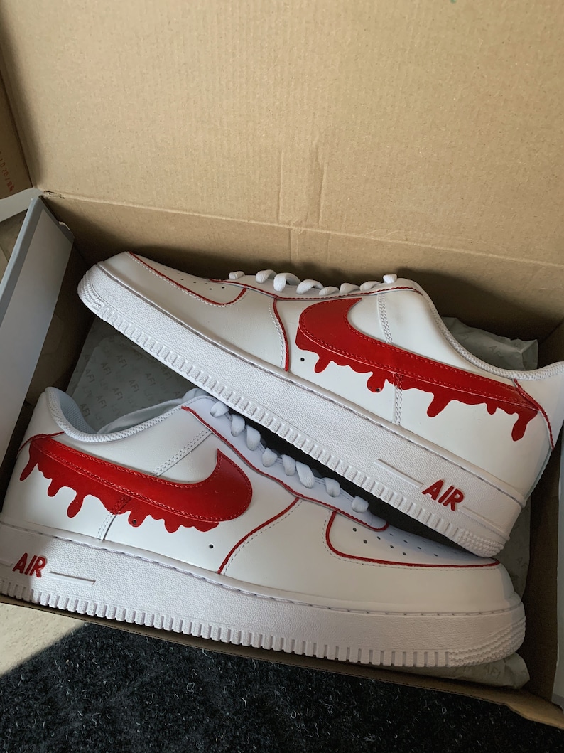 air force 1 drip swoosh